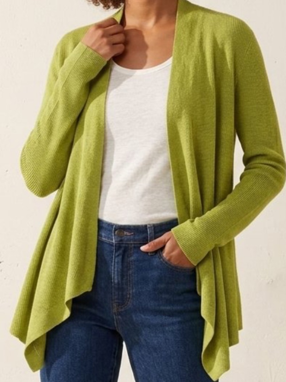 Eileen Fisher Open Organic Linen Cardigan